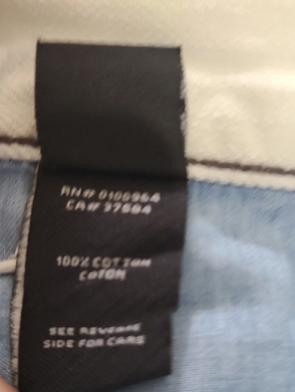 PRPS Men’s Light Wash Jeans with Blue Patchwork